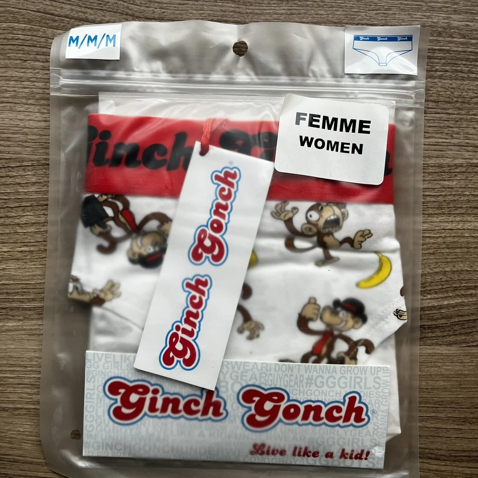 Ginch Gonch GoGo «УШЛИ БАНАНЫ» женщин весело нижнее белье трусики Knickers средний - Изображение 3 из 4