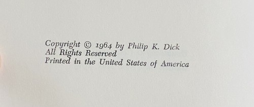 The Three Stigmata of Palmer Eldritch, Philip K Dick, BCE HC 1964 - Foto 7 di 7