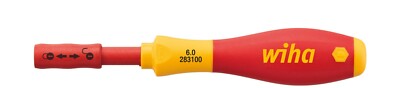 Wiha 34577 VDE SlimVario SoftFinish Elektro Bithalter Schraubendreher 