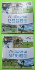 Nintendo Wii Sports Sleeve Case and Instruction Manual Only - NO DISC