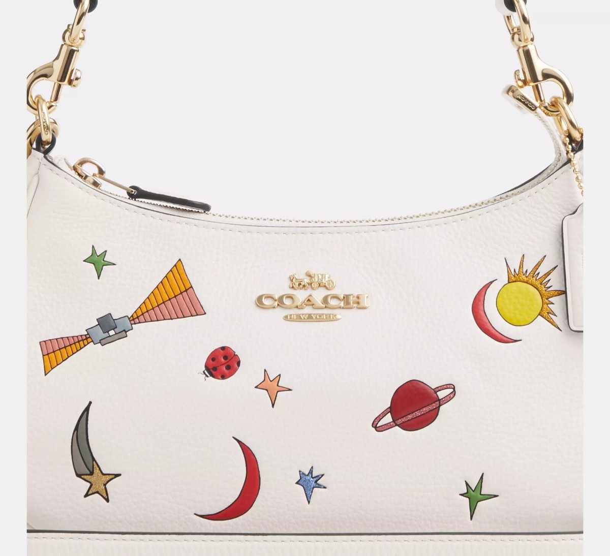 Nwt Coach X Observed By Us Teri Shoulder Bag In Leather With
