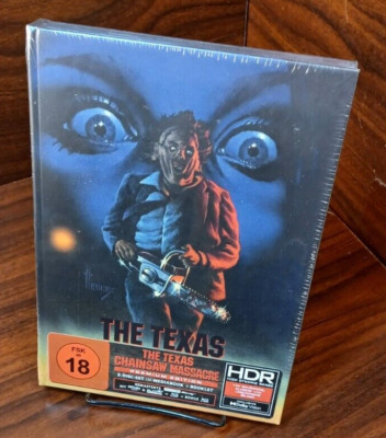 The Texas Chainsaw Massacre 4K/Blu-ray MEDIABOOK-EU IMPORT - NEW-Free SHIPPING