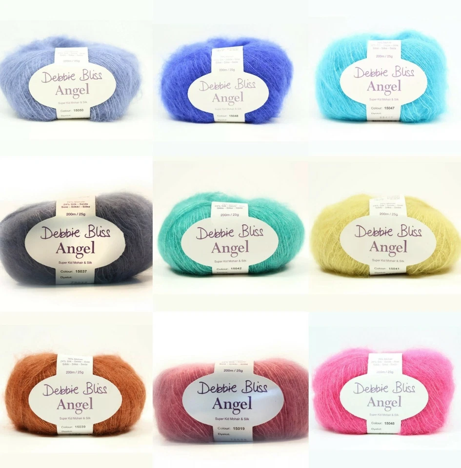 Debbie Bliss Angel - 25 g -76 % mohair súper niño y 24 % seda