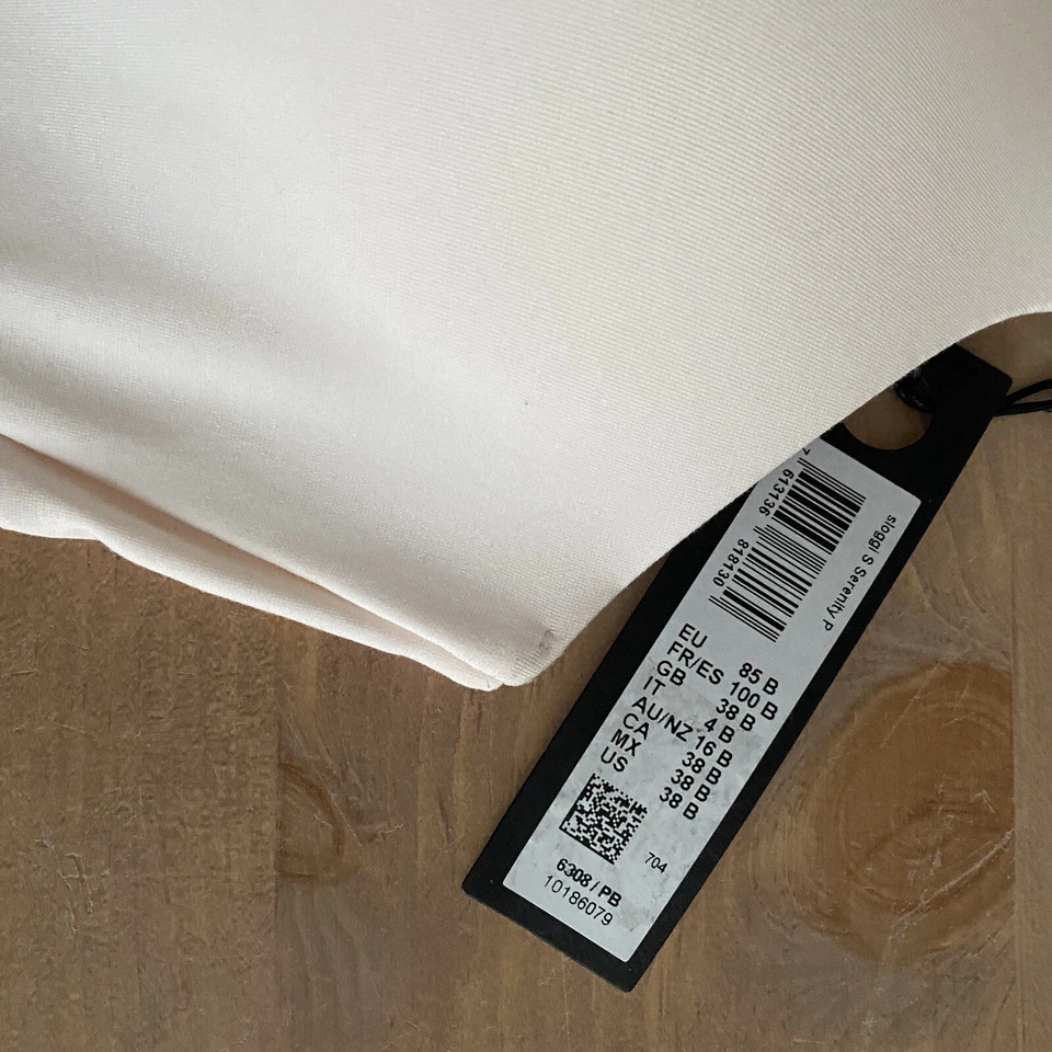 Sujetador para mujer Sloggi sin aros suave moldeado copa serenidad marfil talla 38B Foto 4 de 4