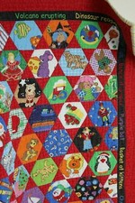 Baby Handmade Patchwork 34" xQuilt Multi Color ABC Animals 34" X 39"