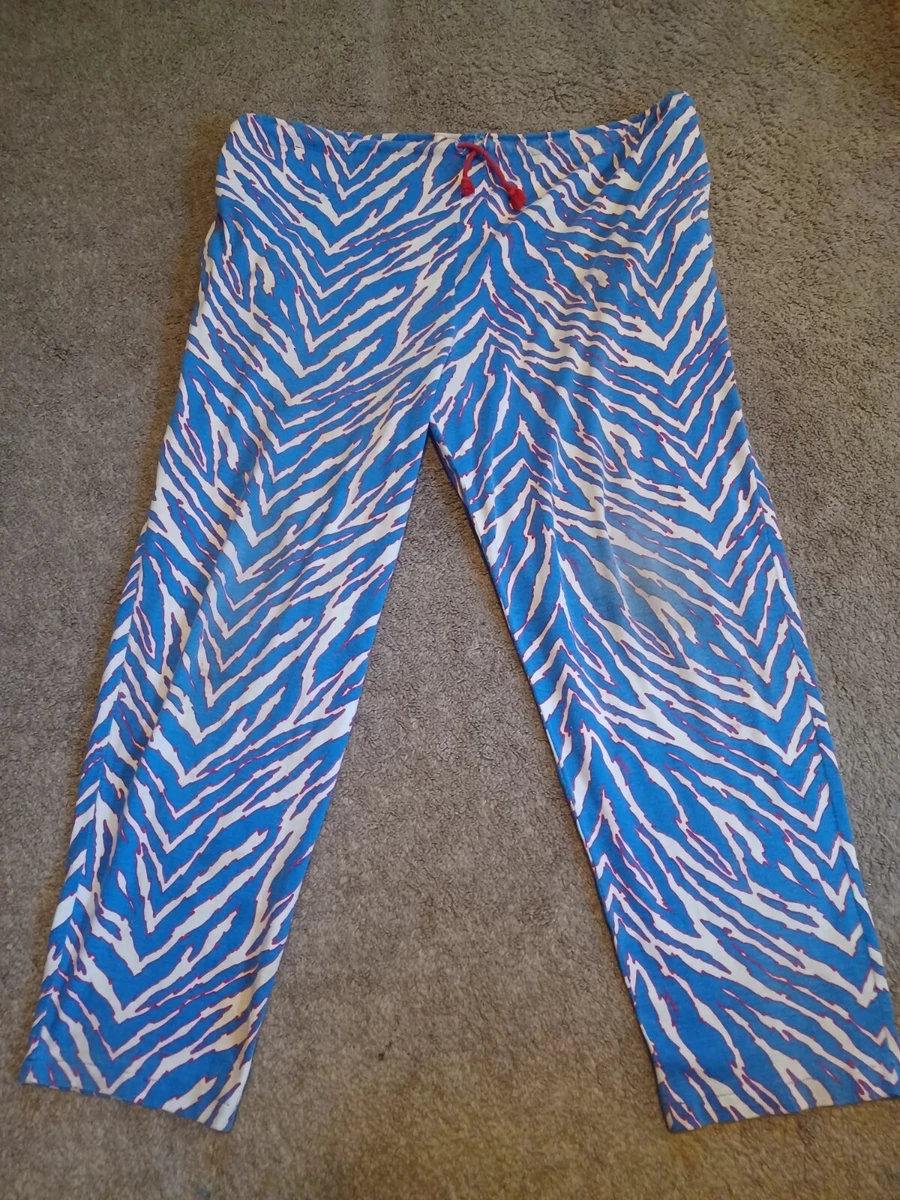 Vintage NFL Buffalo Bills Zubaz Style Pants Drawstring Pockets