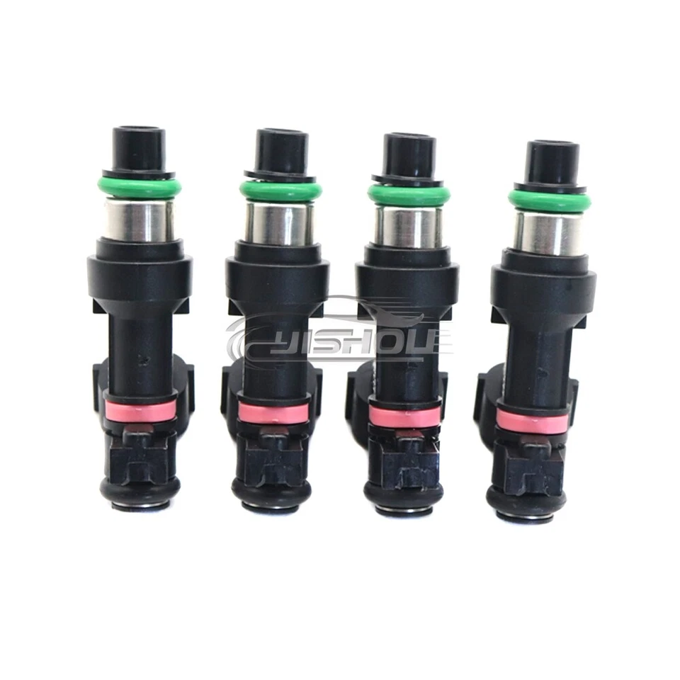 H106845 4 piezas boquilla de entrada de combustible apta 16600-6863R para Renault Fluence 2.0 16V Foto 4 de 4