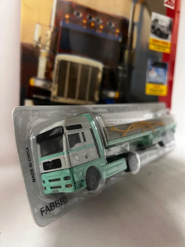 MAN TG-A XXL CASSONE APERTO CON BARRE DI FERRO  1:87 USCITA 26 CAMION ITALERI - Immagine 2 di 2