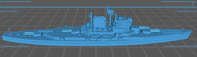 HMS Tiger (1939) - Royal Navy - Wargaming - Axis and Allies - Naval Miniature 
