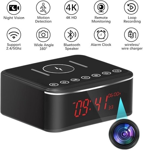 Security Camera + Bluetooth Speaker + Time - Picture 11 of 12