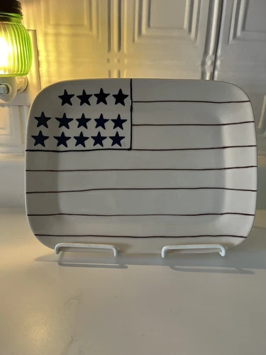 Hartstone Pottery Stars and Stripes Flag Platter
