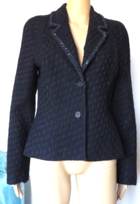 Marke: Loewe Madrid  Was: Blazer Größe 34/XS Farbe: blau Material: reine Wolle