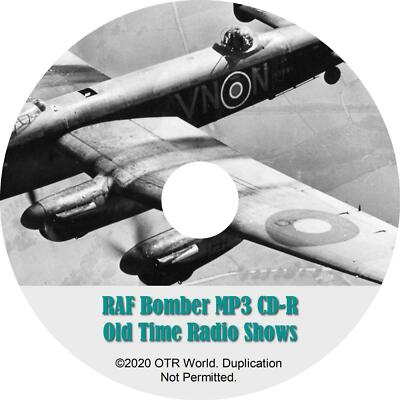 RAF Bomber OTR Old Time Radio Shows MP3 On CD 7 Episodes