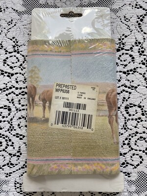 The Prairie Pony Horse PrePasted Wallpaper Border by Imperial