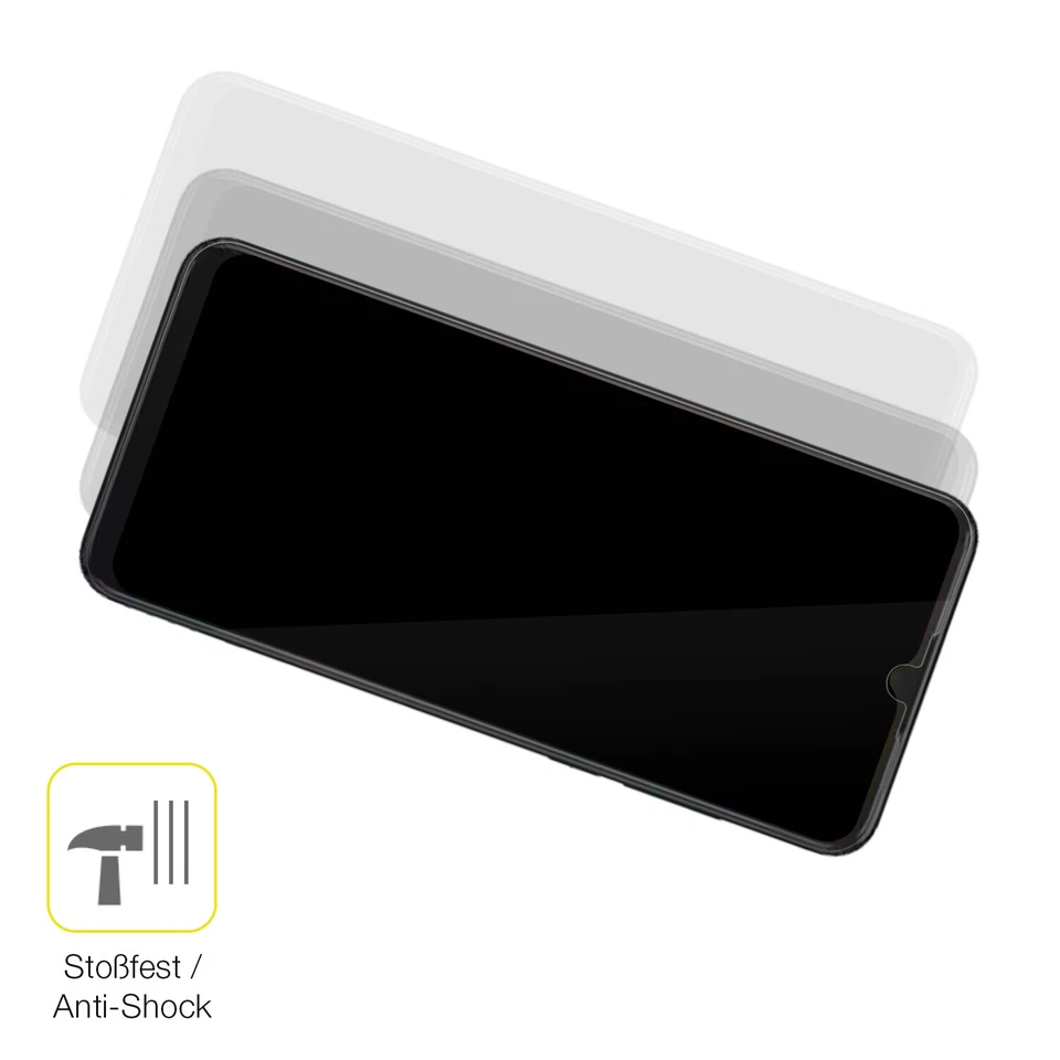 2x Screen Protector for SHARP Aquos V6 Protective Film covers 100% dipos Flex - Image 4 of 4