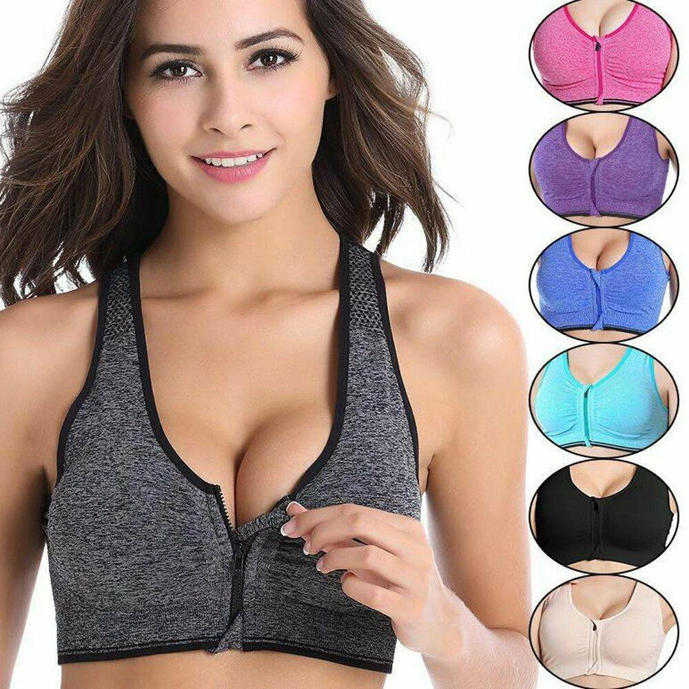 Buy Push Up Bra Sexy Bra Women Convenient Front Zipper Sports