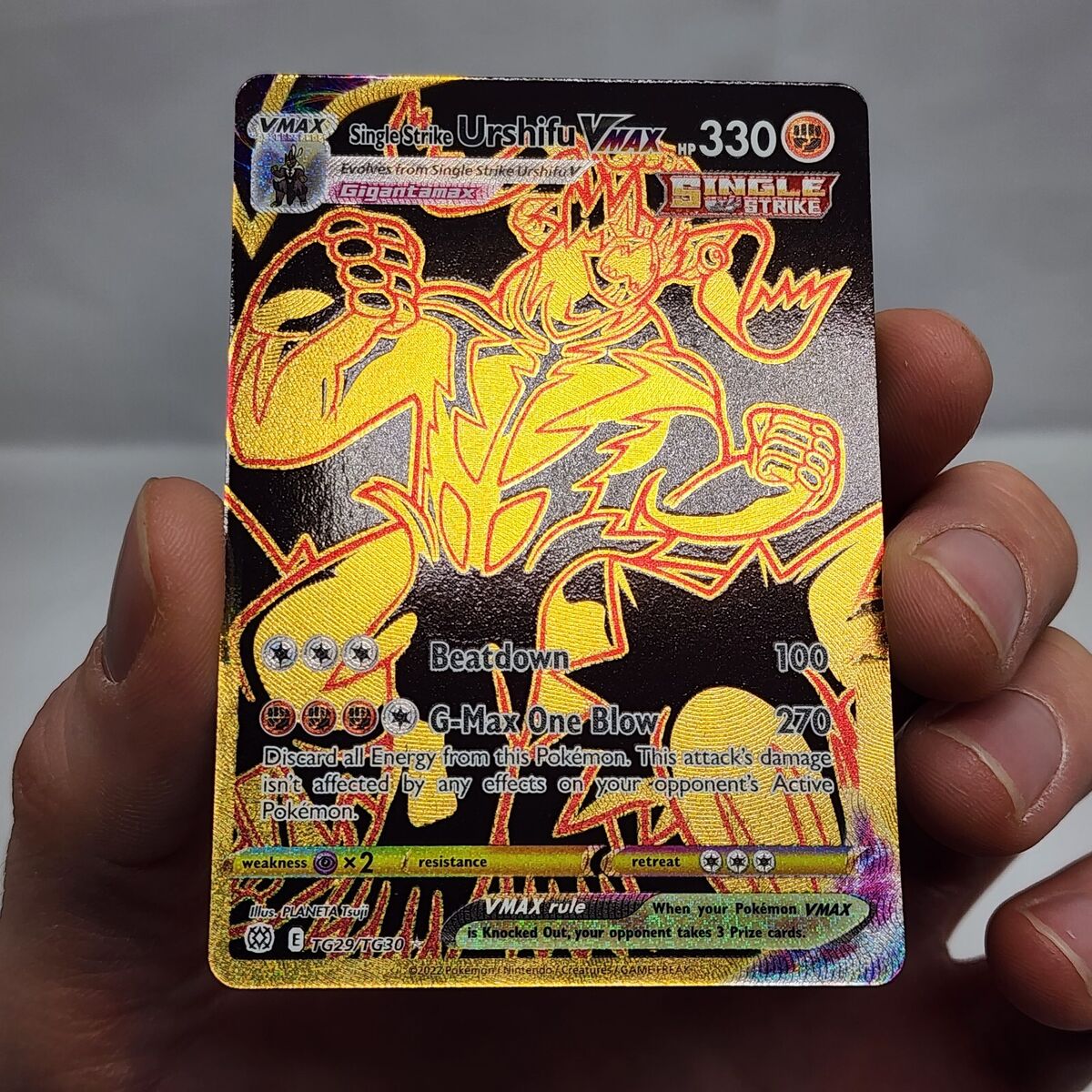 Single Strike Urshifu VMAX TG29/TG30 Secret Rare - Pokemon