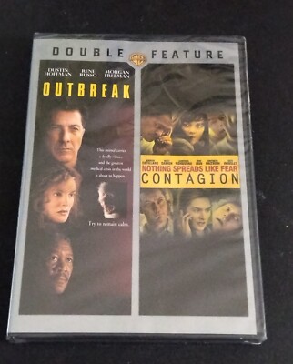 Contagion / Outbreak Double Feature DVD NEW  Thriller 2 Movie Pack