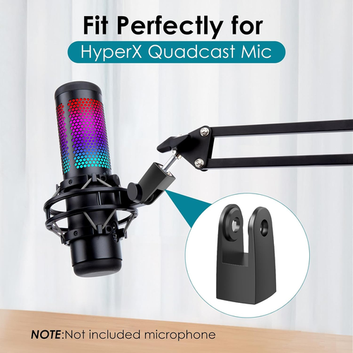 Hyperx Quadcast Mount Adapter with Microphone Covers Foam, Compatible with for H - Picture 4 of 12