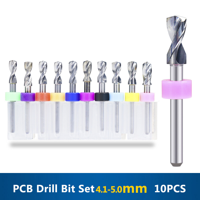 PCB Drill Bit Set 3.1 to 5.0 mm for 