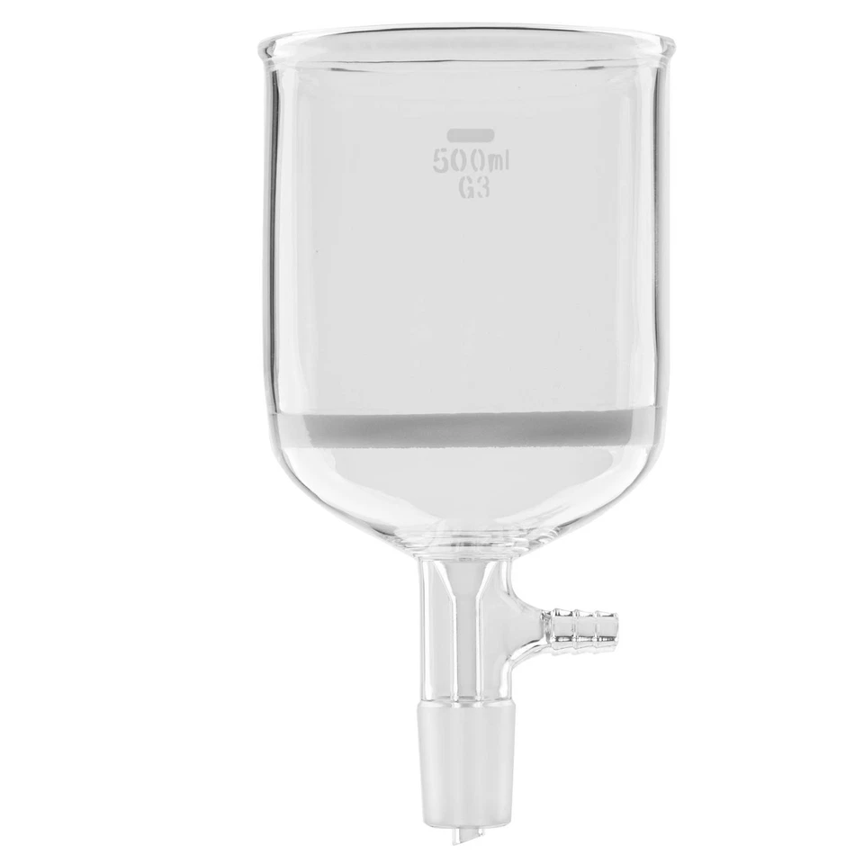 STEINBERG SYSTEMS Glasfritte 500 ml 24/40 bis 160 °C Borosilikatglas Trennfilter Labor-Fritte