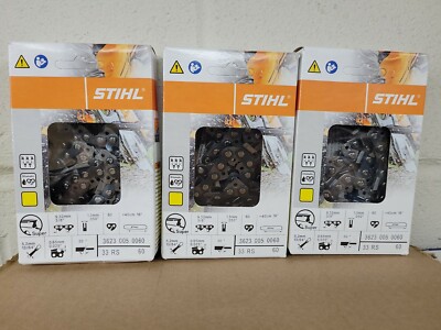 16'' 3/8 .050 60 DRIVE LINKS OEM STIHL CHAINSAW CHAIN # 3623 005 0060 ( 33RS60 )