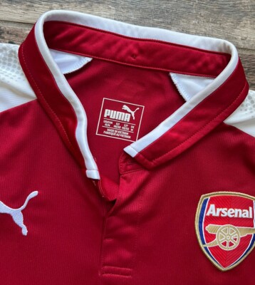 【美品】PUMA アーセナルFC トラックジャケットM Fly Emirates Puma Arsenal Fly Emirates Full Zip Red Track Jacket Men's