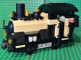 Lego My Own Train Small Sand Tan Engine Locomotive Read Description