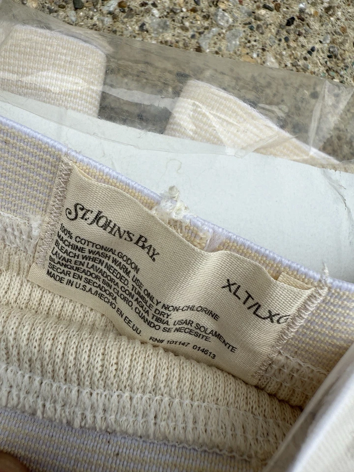 St John's Bay Conjunto Térmico Largo Johns Para Hombres XLT Alto Vintage Años 90 Camisa Pantalones Conjunto Foto 3 de 4