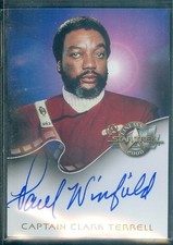 Star Trek Cinema 2000 ( A 17 ) Paul Winfield as Captain Terrell  Autograph Card