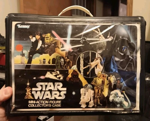 Vintage Kenner Star Wars Mini-Action Figure Collector's Case COMPLETE 1977