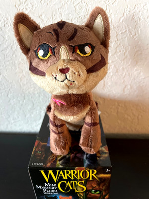 Warrior Cats 6''Mini Mystery PLUSH Series 1 BRAMBLECLAW CAT Erin Hunter Novel NEW
