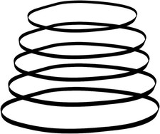 Sam Johnny 5 Sizes Turntable Belt Rubber Flat Drive Belt for Repair Replacement