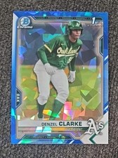 2021 Bowman Draft Chrome Denzel Clarke 1st Bowman #BDC-128 Sapphire Refractor ⚾️