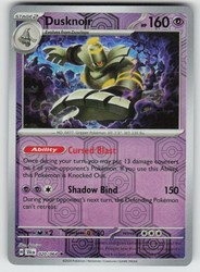 Dusknoir 020/064 Shrouded Fable Reverse Holo Rare