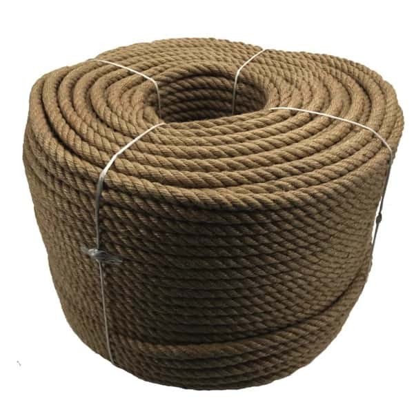 28mm Natural Jute Rope x 10 Metres, Decking Garden Boating Sash Cord Crafts