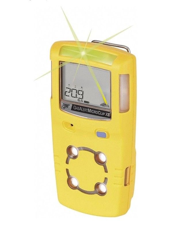 Honeywell BW MicroClip XL - Portable Multi Gas Detector (02 Sensor Only)