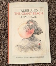 James and the Giant Peach ~ Roald Dahl ~ 1961 1st Edition ~ HC/DJ ~ Illustrated 