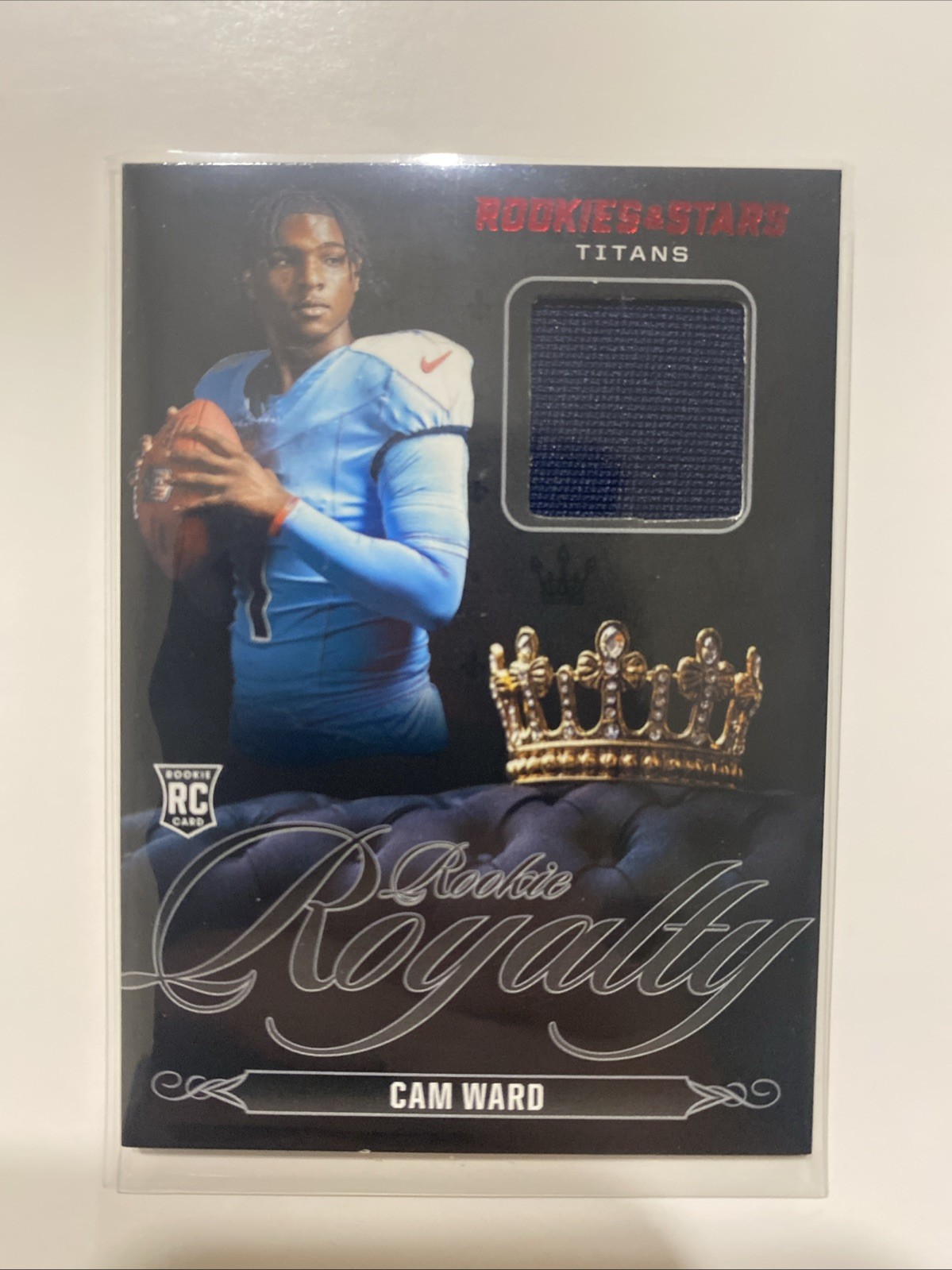 2025 Panini Rookies & Stars Rookie Royalty Cam Ward #RR-CWD MEM TITANS