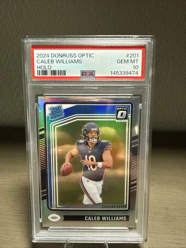 2024 Panini Donruss Optic - Rated Rookie Caleb Williams #201 Holo Prizm (RC)