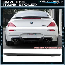 Fits 04-08 BMW E63 6 Series 650Ci 650i 645Ci Coupe 2DR V Style Trunk Spoiler ABS