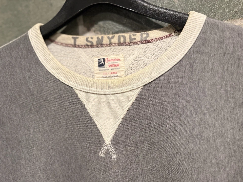 Champion Processed Sportswear Todd Snyder Sudadera Para Hombre Grande Gris Algodón 2013 Foto 4 de 4