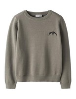 Name IT Jungen Nkmbrady Ls Loose Knit Box, Vintage Khaki, 122-128