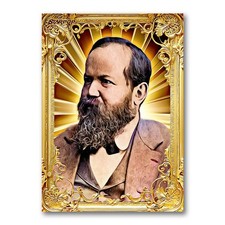 Wilhelm Steinitz Golden Icon Art Card 01/20 Starpop Signed Chess Short Print