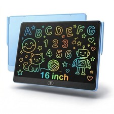 16 Inch Large LCD Writing Tablet for Kids, Colorful Reusable Electronic Doodle B
