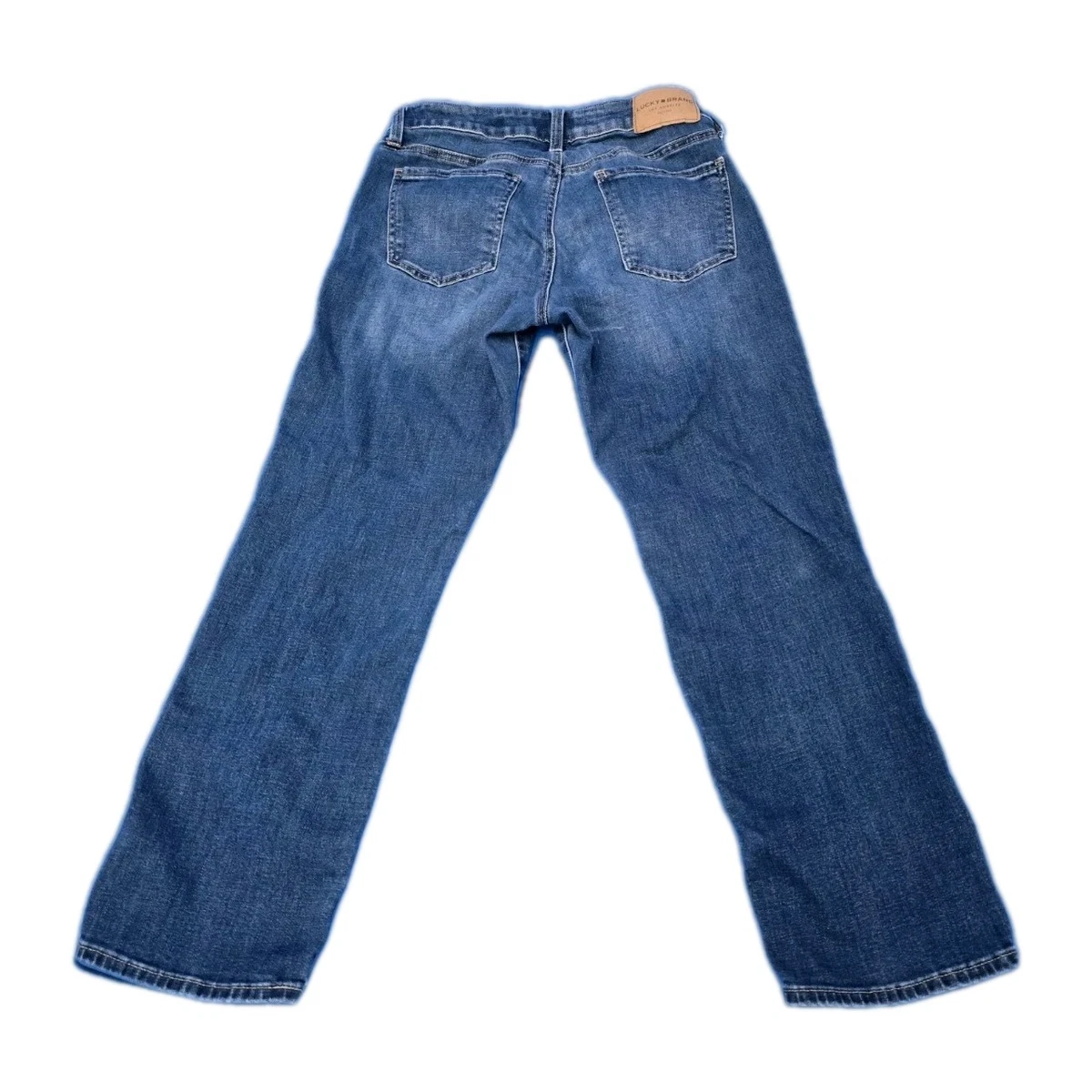 Jean Femme Capri Lucky Brand Bleu Stretch - Taille 6/28, état Comme Neuf