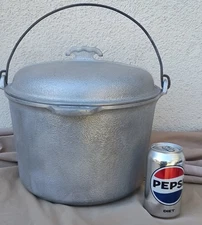 Guardian Service Stock Pot Large Aluminum Dutch Oven With Lid 12 Quart