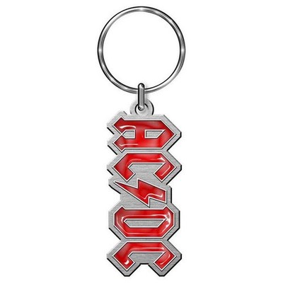 AC/DC Schlüsselanhänger: Logo (Druckguss Relief) Hells Bells - offizieller Metal Band Merch