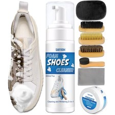 8-in-1 Shoe Cleaner Kit, Quick, Shoe Cleaning for Sneakers, Canvas Plastic Go...