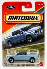 2025 Matchbox #38 2022 Ford F-150 Lightning AZURE GREY | FSC